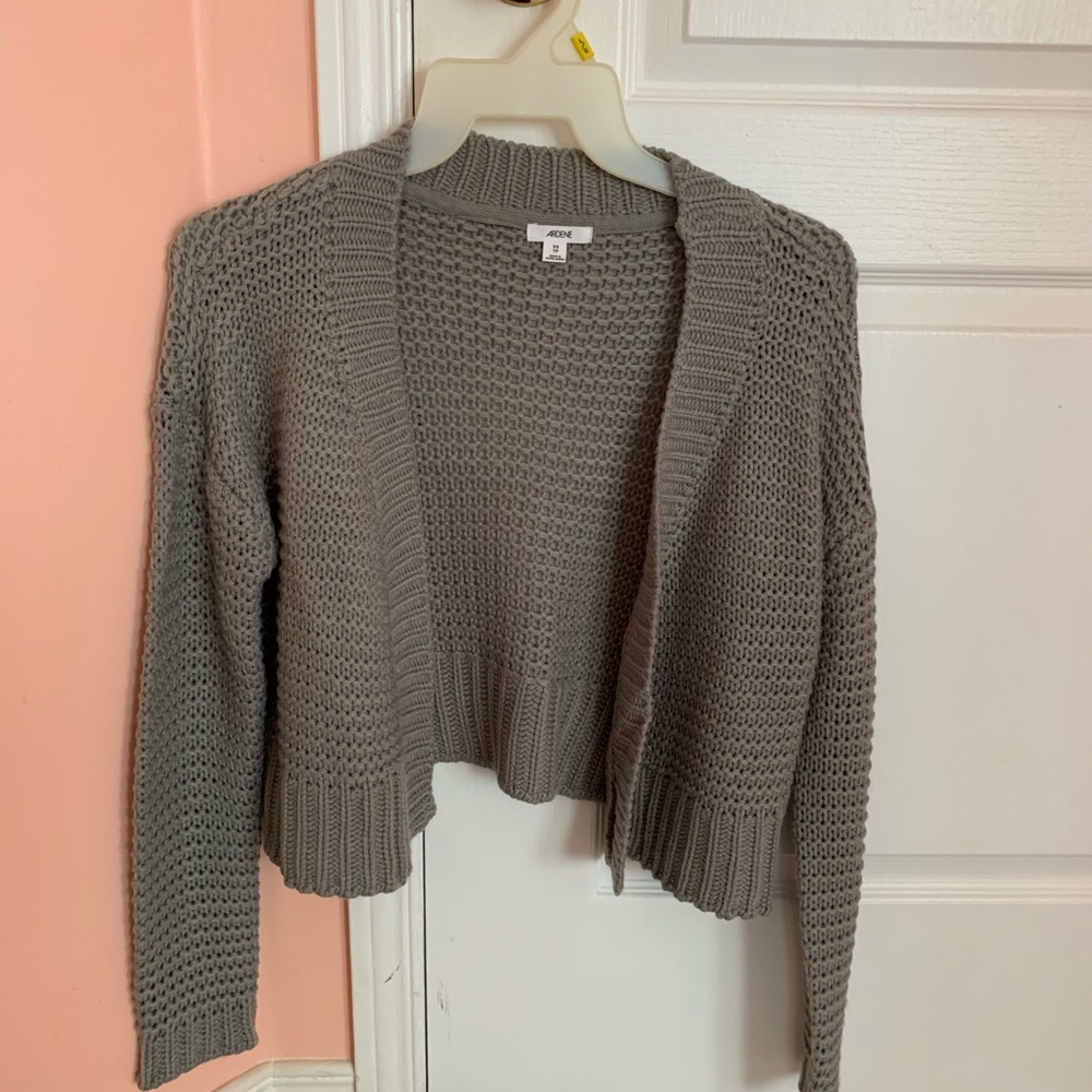 Ardene grey knitted cardigan